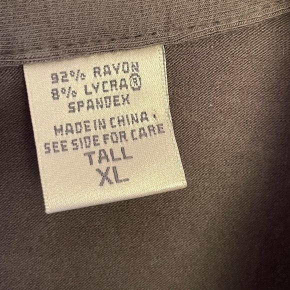 Eddie Bauer, extra large jacket or button-down top layering piece gray green - Picture 3 of 7